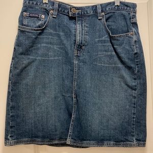 Calvin Klein Jean Skirt Size 10